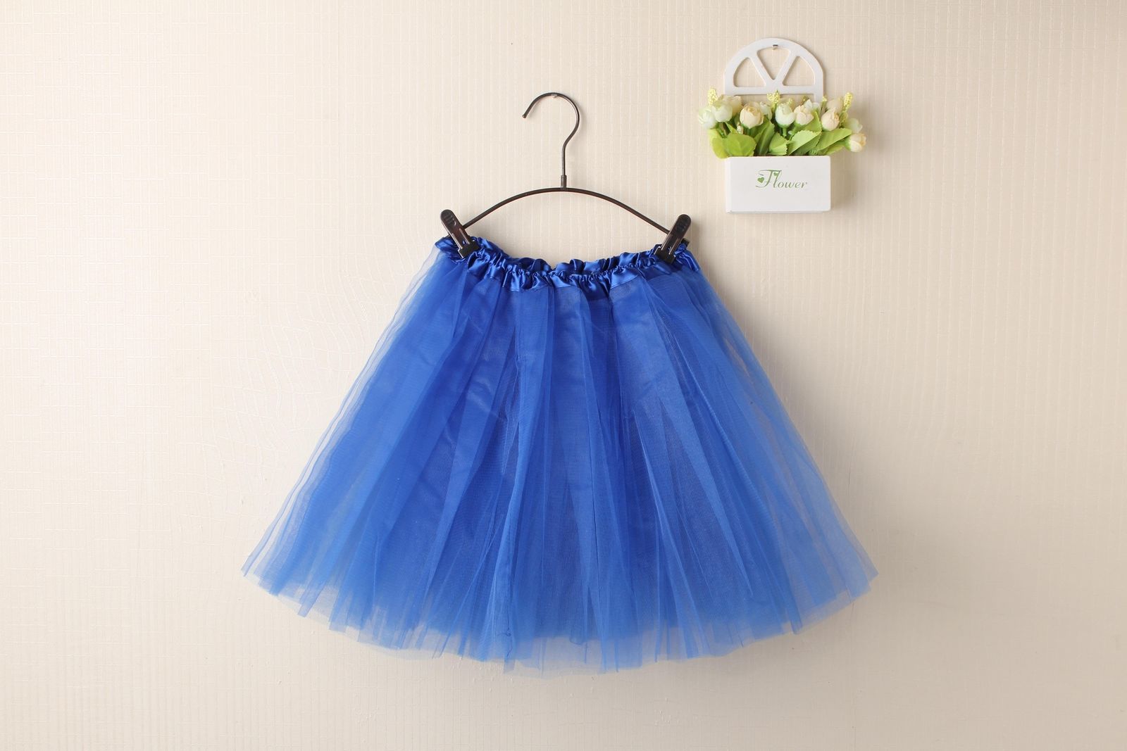 New Adults Tulle Tutu Skirt Dressup Party Costume Ballet Womens Girls Dance Wear, Royal Blue, Kids Main image