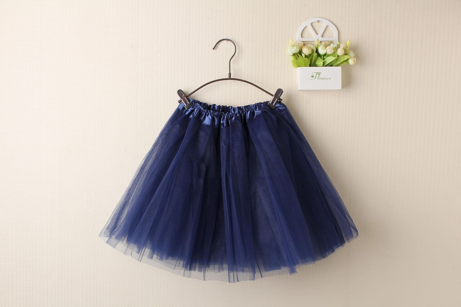 New Kids Tutu Skirt Baby Princess Dressup Party Girls Costume Ballet Dance Wear, Navy, Kids Main image