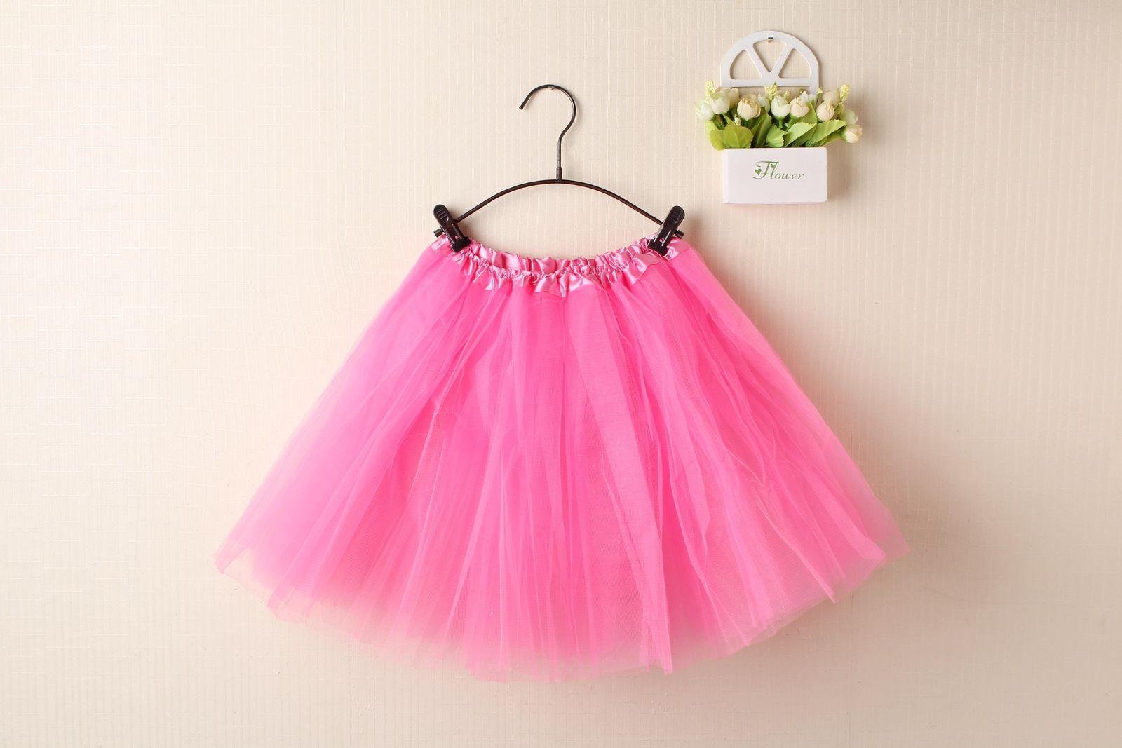 New Kids Tutu Skirt Baby Princess Dressup Party Girls Costume Ballet Dance Wear, Pink, Kids Main image