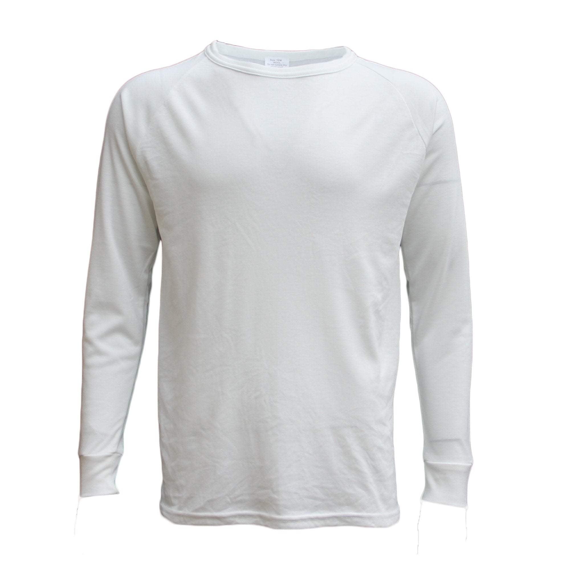 Mens Merino Wool Top Pants Thermal Leggings Long Johns Underwear Pajamas, Men's Top - Beige, L Main image
