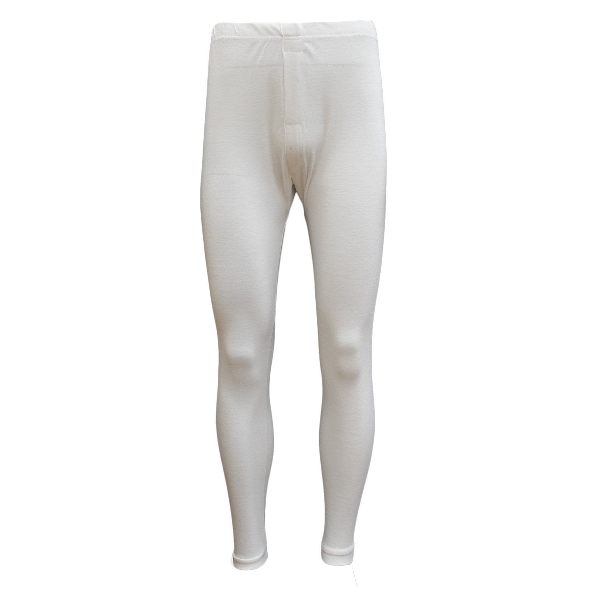 Mens Merino Wool Top Pants Thermal Leggings Long Johns Underwear Pajamas, Men's Long Johns - Beige, 2XL Main image