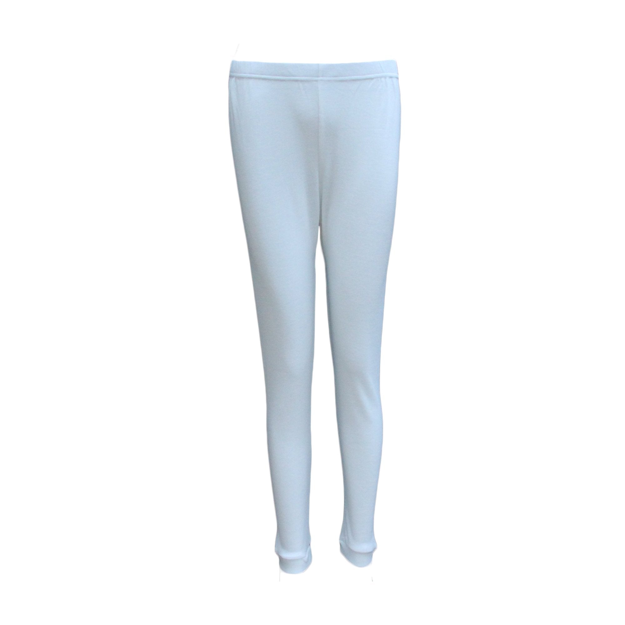 Womens Merino Wool Top Pants Thermal Leggings Long Johns Underwear Pajamas, Women's Leggings - Beige, 18-20 Main image