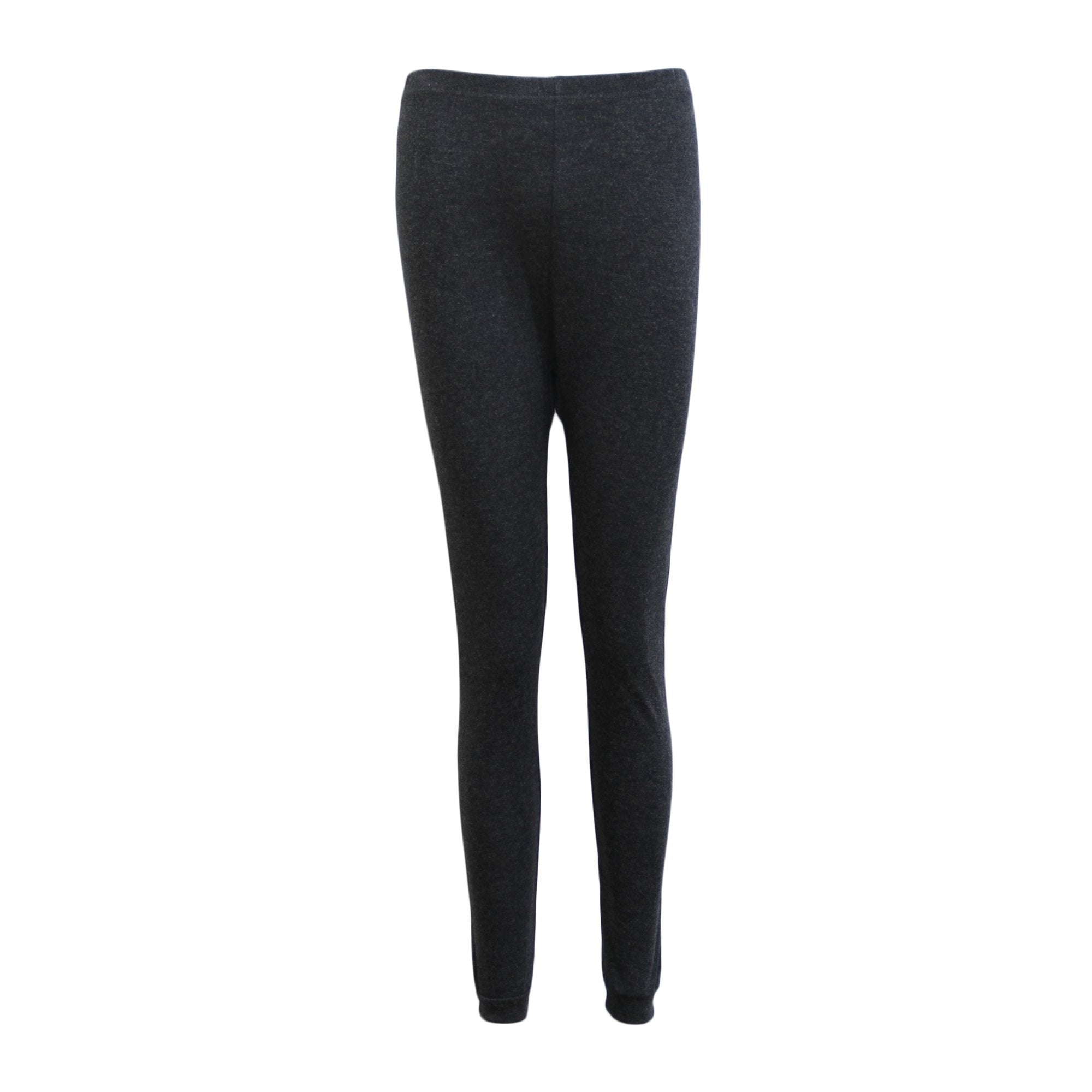Womens Merino Wool Top Pants Thermal Leggings Long Johns Underwear Pajamas, Women's Leggings - Black, 10-12 Main image