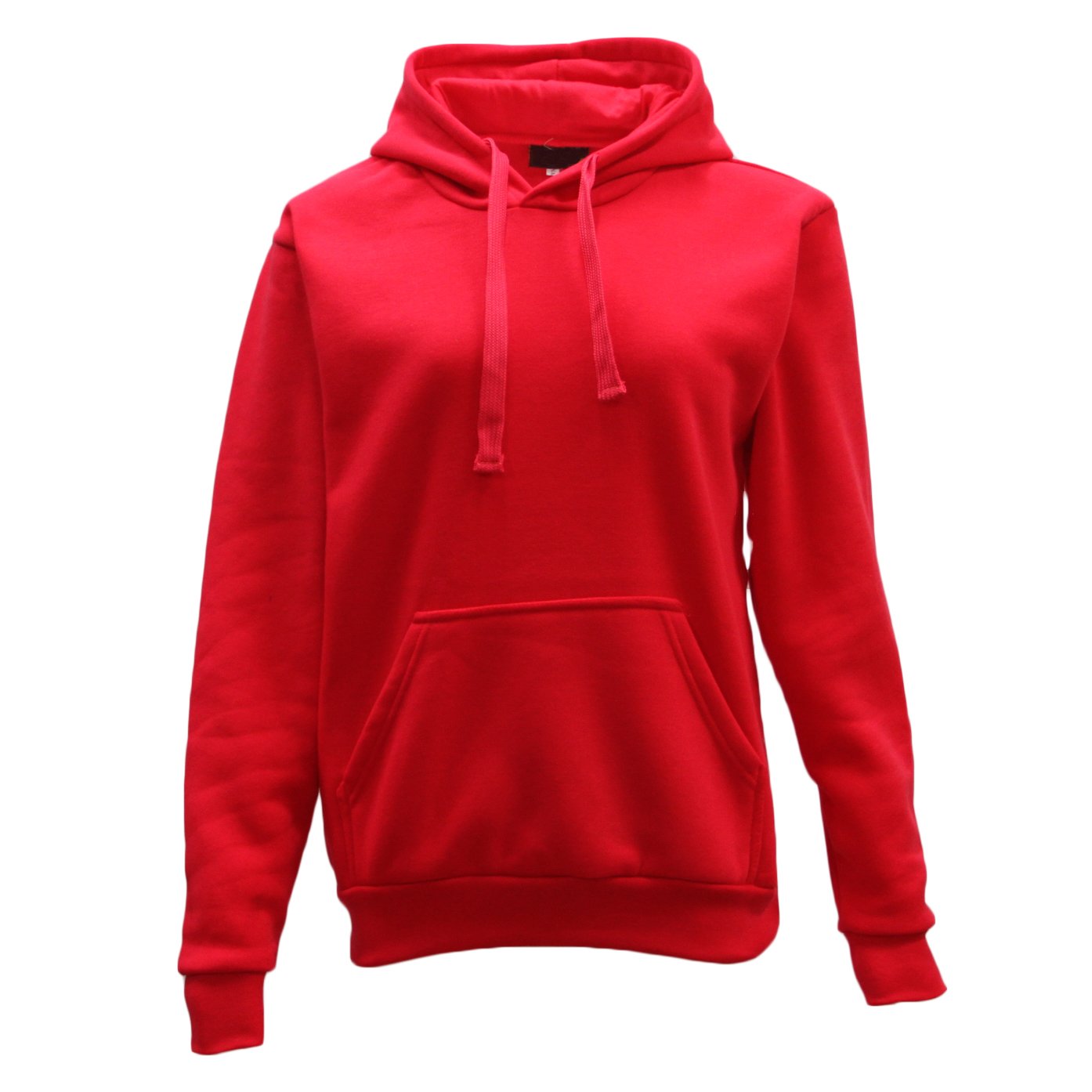 Adult Unisex Men's Basic Plain Hoodie Pullover Sweater Sweatshirt Jumper XS-8XL, Red, 3XL Main image