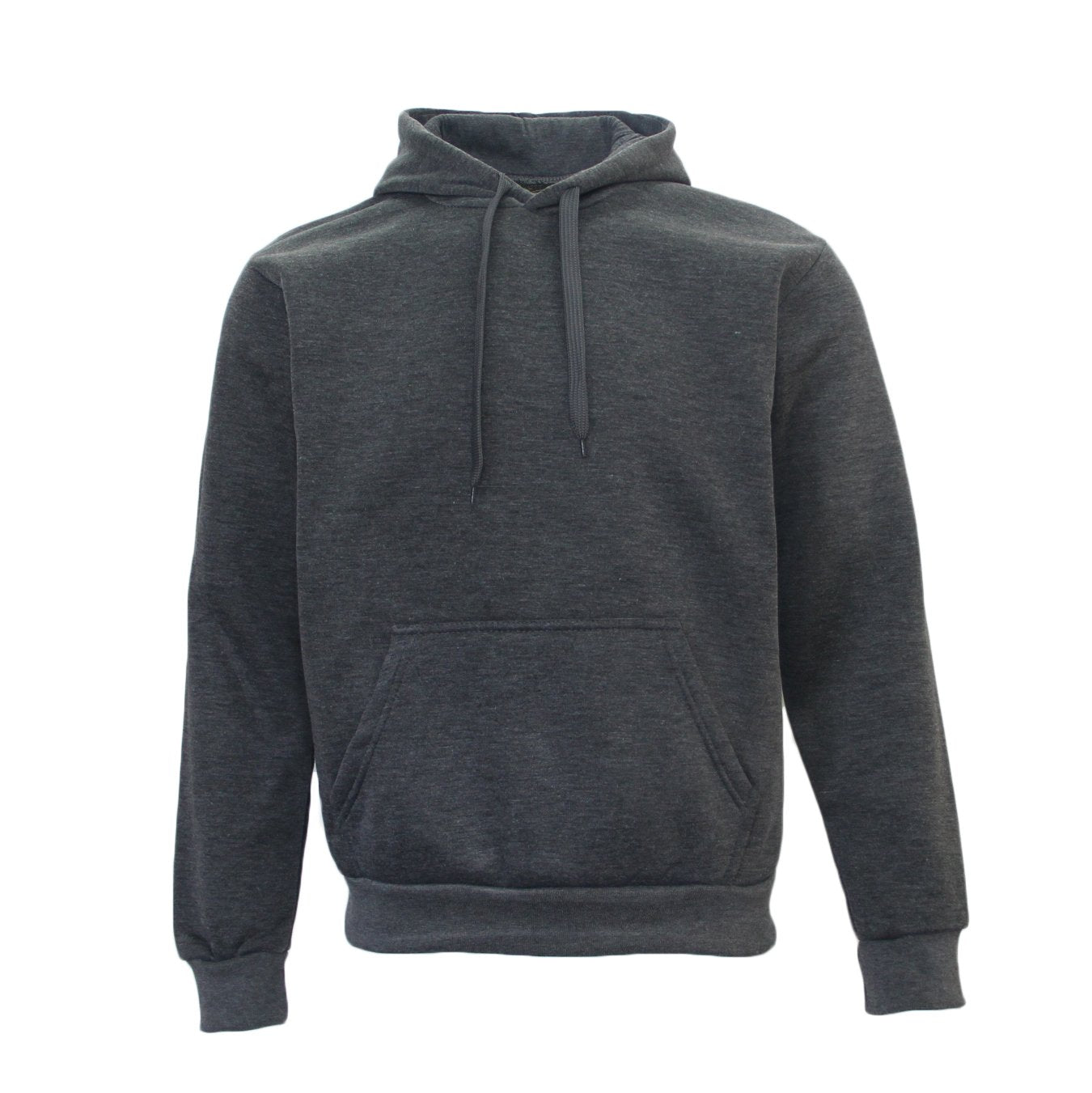 Adult Unisex Men's Basic Plain Hoodie Pullover Sweater Sweatshirt Jumper XS-8XL, Dark Grey, 4XL Main image