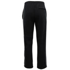 Men's Fleece Casual Sports Track Pants w Zip Pocket Striped Sweat Trousers S-6XL, Navy, 4XL