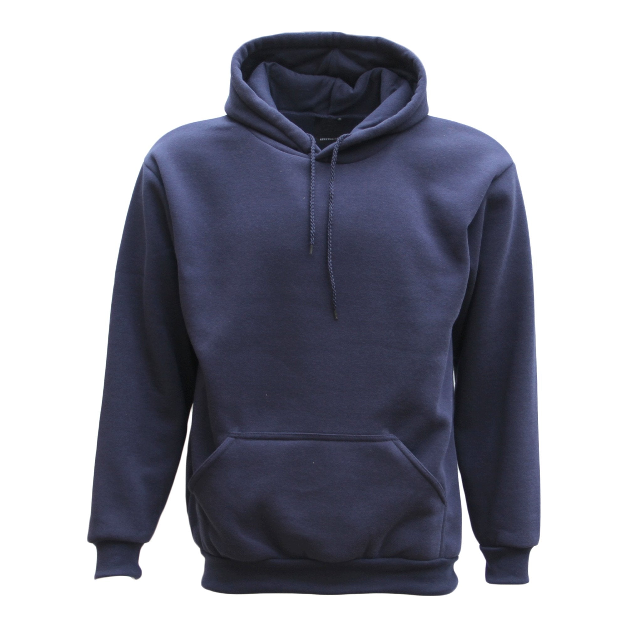 Adult Unisex Men's Basic Plain Hoodie Pullover Sweater Sweatshirt Jumper XS-8XL, Navy, 6XL Main image