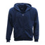 Adult Unisex Zip Plain Fleece Hoodie Hooded Jacket Mens Sweatshirt Jumper XS-8XL, Navy, 5XL