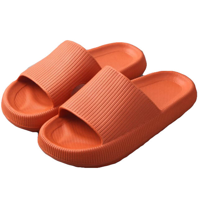 Pillow Slides Sandals Non-Slip Ultra Soft Slippers Cloud Shower EVA Home Shoes, Orange, 40/41 Main image