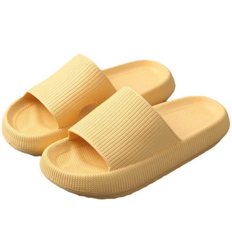Pillow Slides Sandals Non-Slip Ultra Soft Slippers Cloud Shower EVA Home Shoes, Yellow, 36/37 Main image