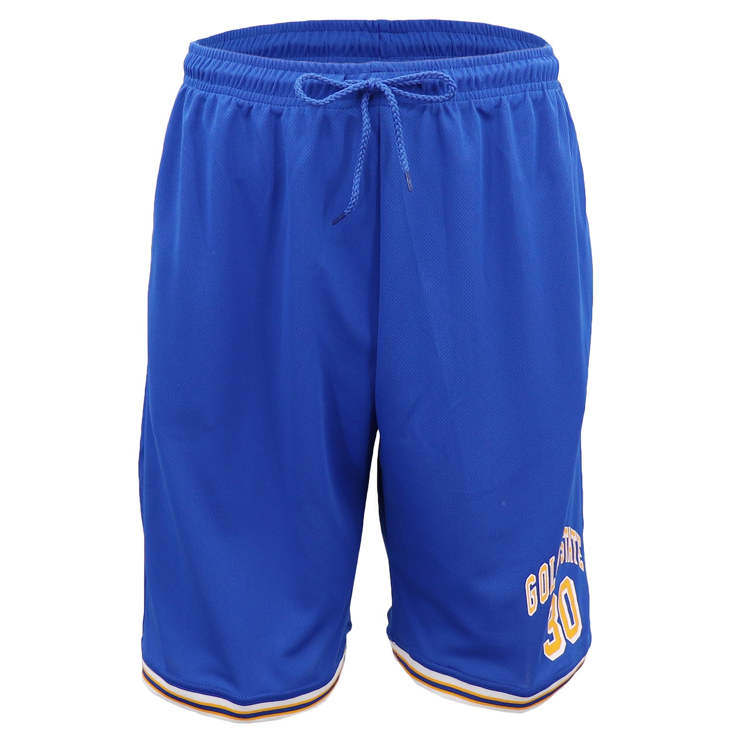 Men's Basketball Sports Shorts Gym Jogging Swim Board Boxing Sweat Casual Pants, Blue - Golden State 30, 2XL Secondary image
