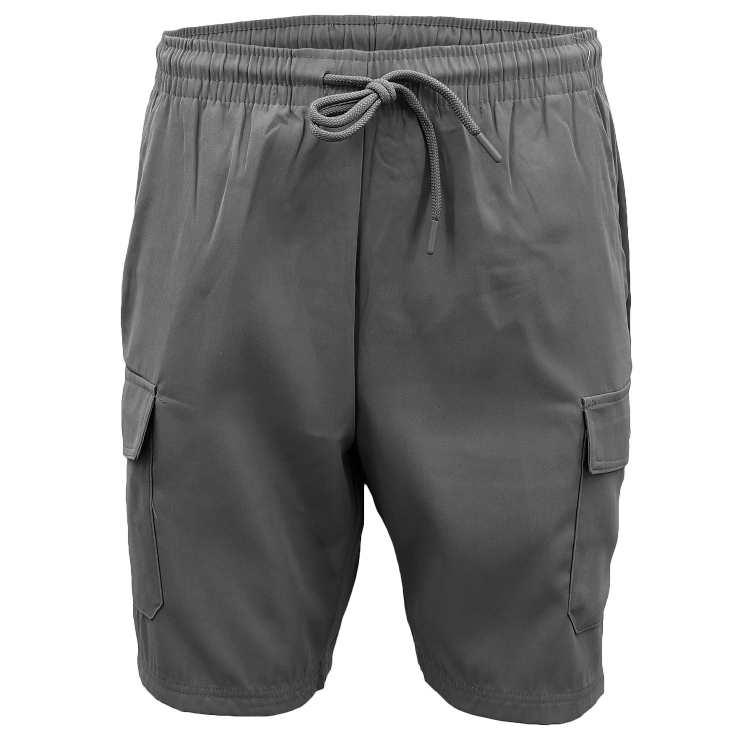 Men's Cargo Shorts 4 Pockets Cascual Work Trousers Active Pants Elastic Waist, Charcoal, S Secondary image