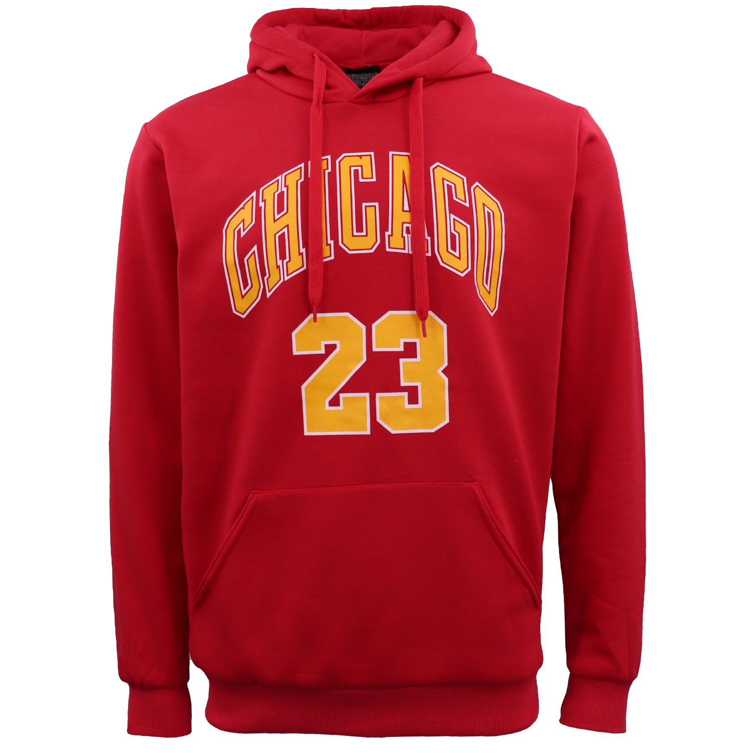 Men's Fleece Pullover Hoodie Jacket Sports Jumper Jersey Chicago Golden State, Black - Chicago 23, M