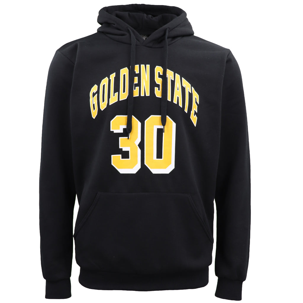 Men's Fleece Pullover Hoodie Jacket Sports Jumper Jersey Chicago Golden State, Black - Chicago 23, XL