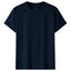 Adult 100% Cotton T-Shirt Unisex Men's Basic Plain Blank Crew Tee Tops Shirts, Navy, M