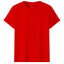 Adult 100% Cotton T-Shirt Unisex Men's Basic Plain Blank Crew Tee Tops Shirts, Red, 3XL