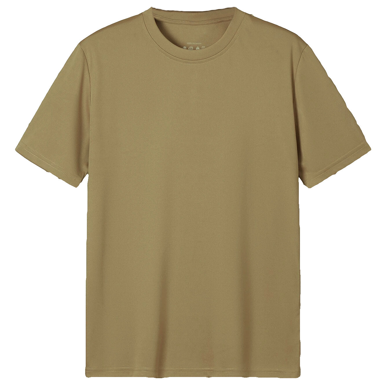 Adult 100% Cotton T-Shirt Unisex Men's Basic Plain Blank Crew Tee Tops Shirts, Copper, M Main image