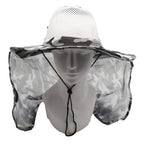 Bucket Flap Boonie Slouch Hat Wide Brim Mesh Crown Neck UV Protect Breathable, Arctic Camo