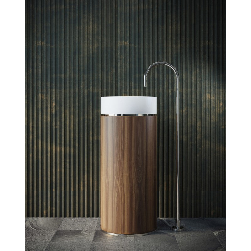 Tesoro pedestal basin Chrome Main image