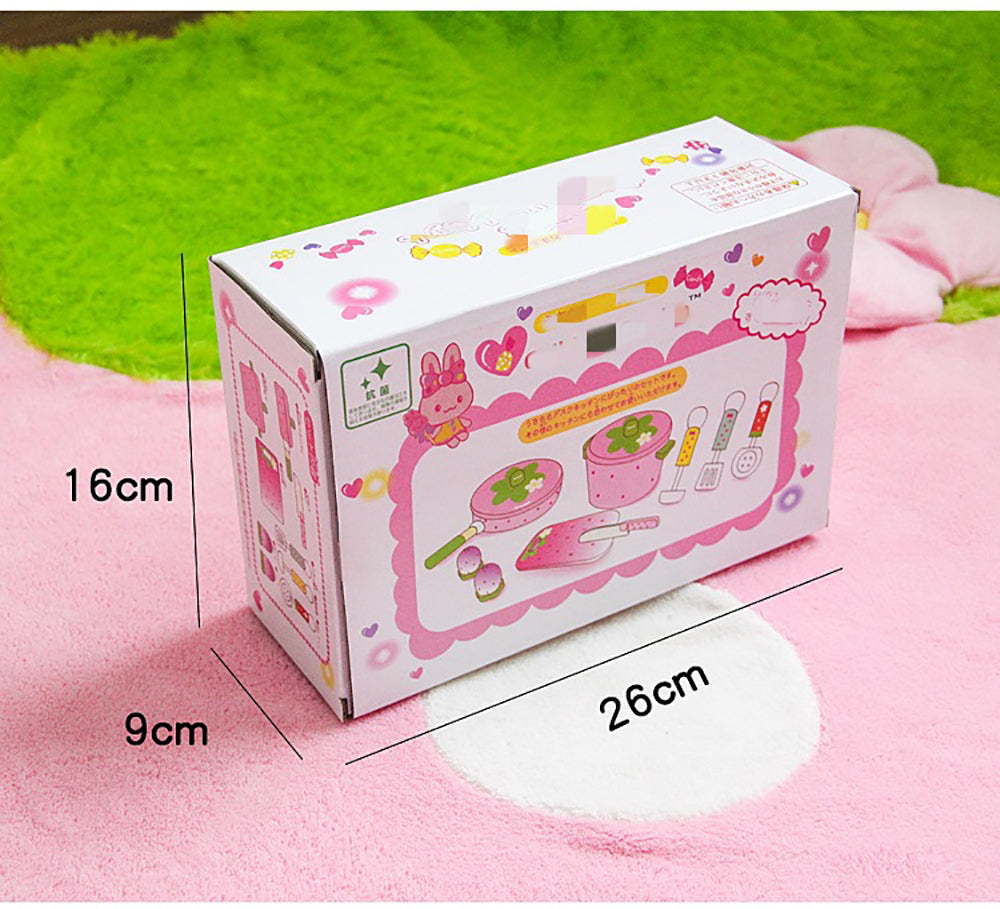 11 Pieces Kids Wooden Kitchen Play Set Secondary image