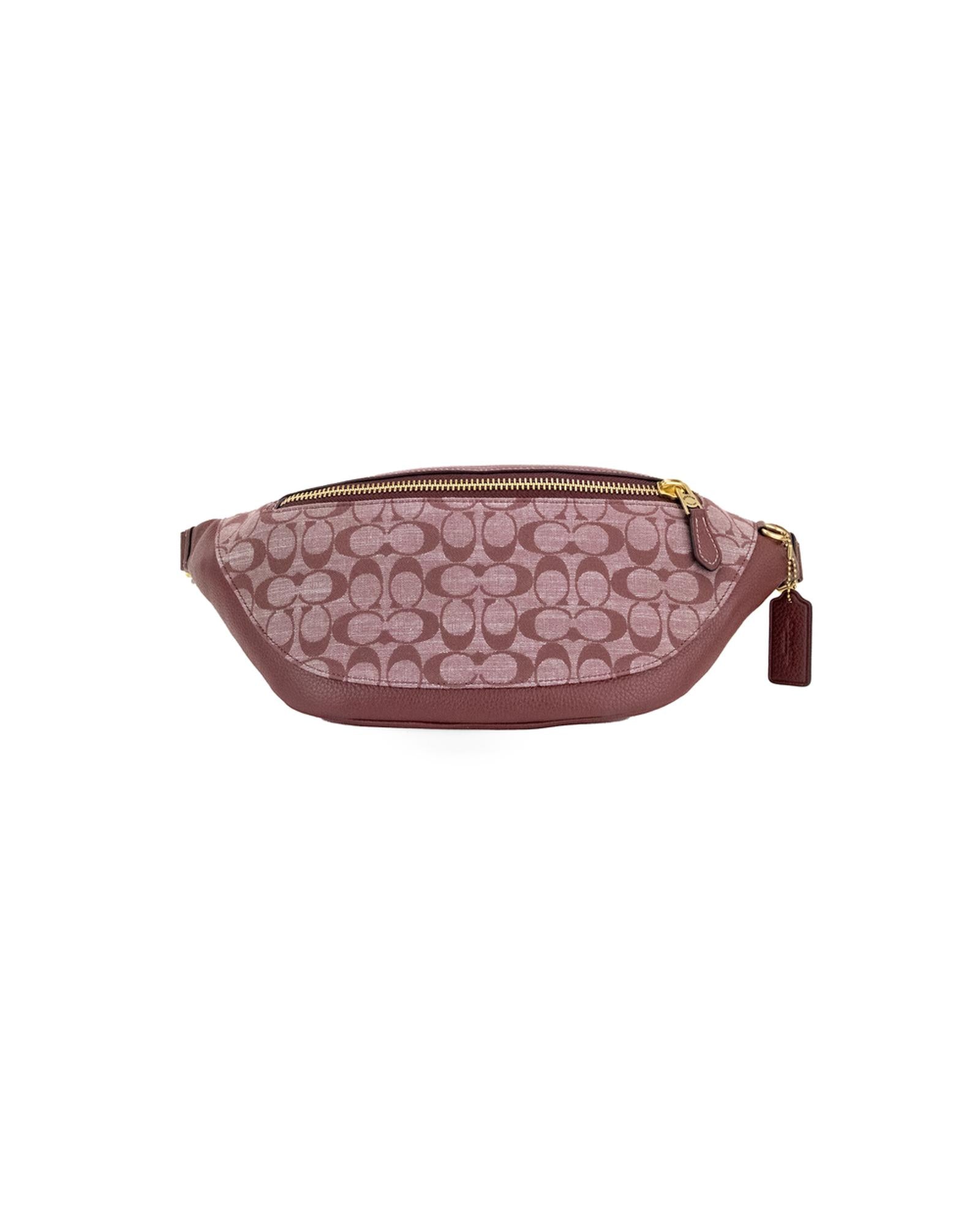 Warren Belt Bag: Coach Pebbled Leather and Signature Canvas One Size Women Main image