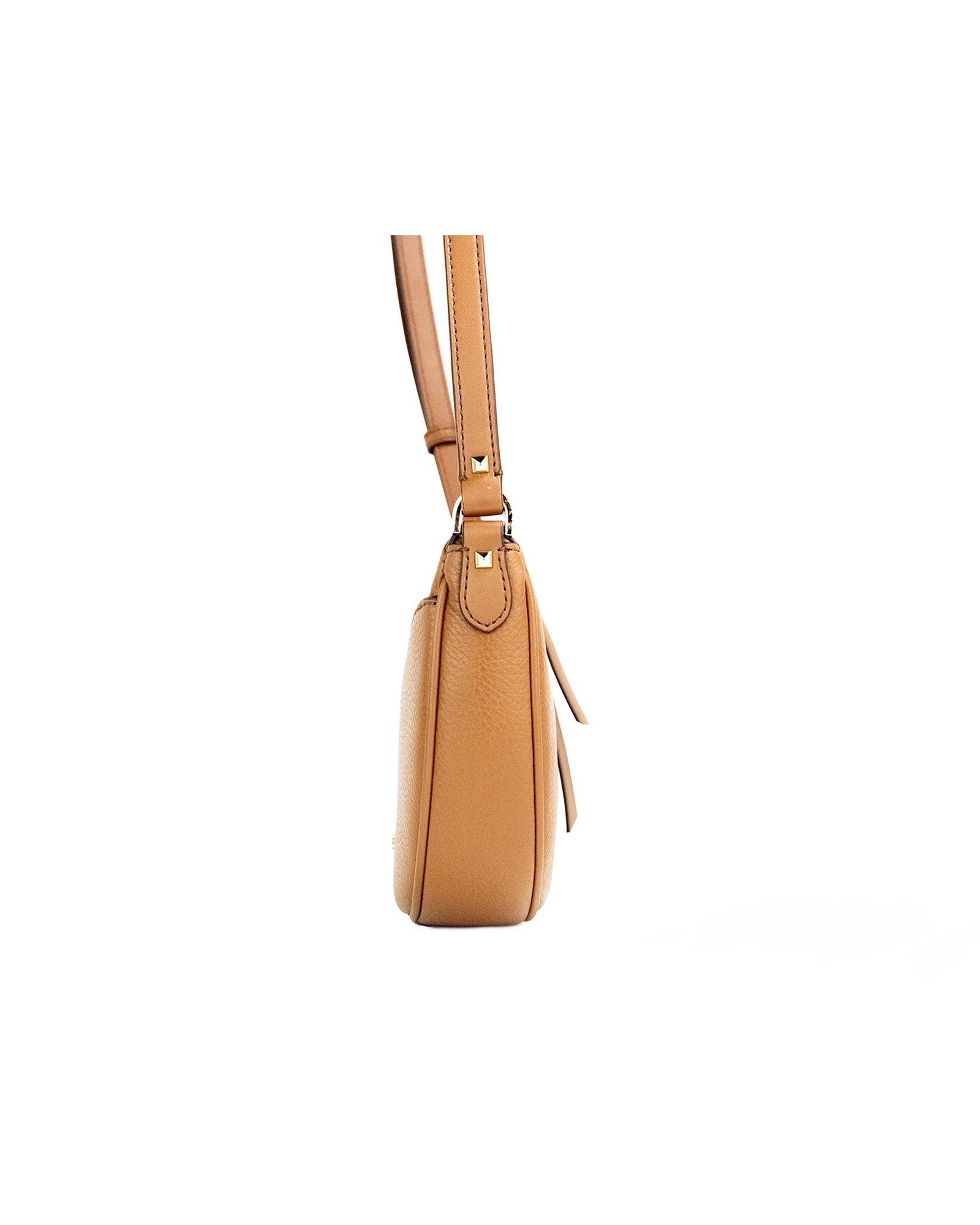 Michael Kors Dover Small Half Moon Crossbody Bag in Pebbled Leather One Size Women Secondary image