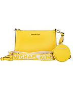 Michael Kors Women's Jet Set Daffodil Vegan Crossbody Tech Attacht Bag Purse - One Size