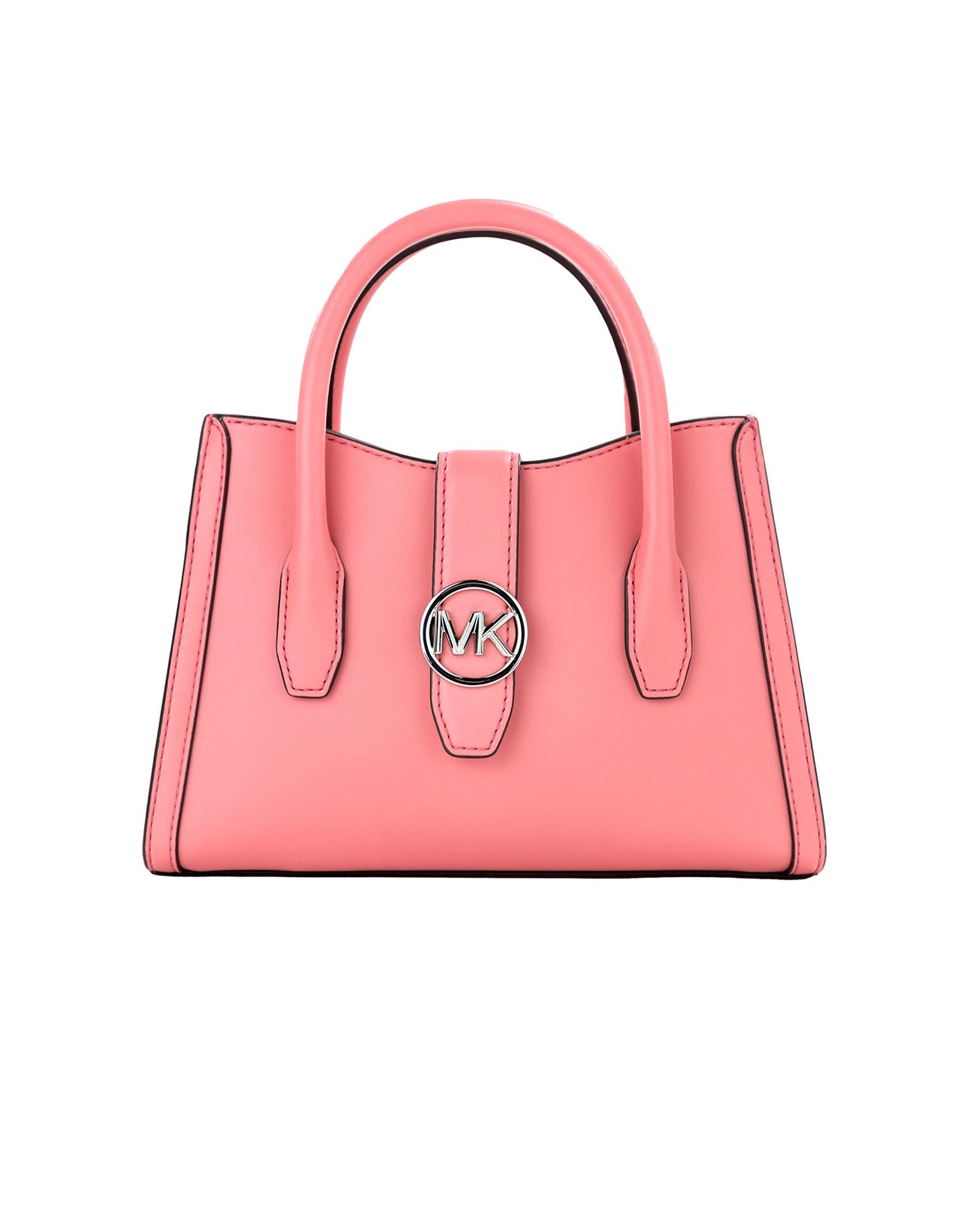 Michael Kors Women's Gabby Small Tea Rose Faux Leather Top Zip Satchel Crossbody Bag - One Size Main image