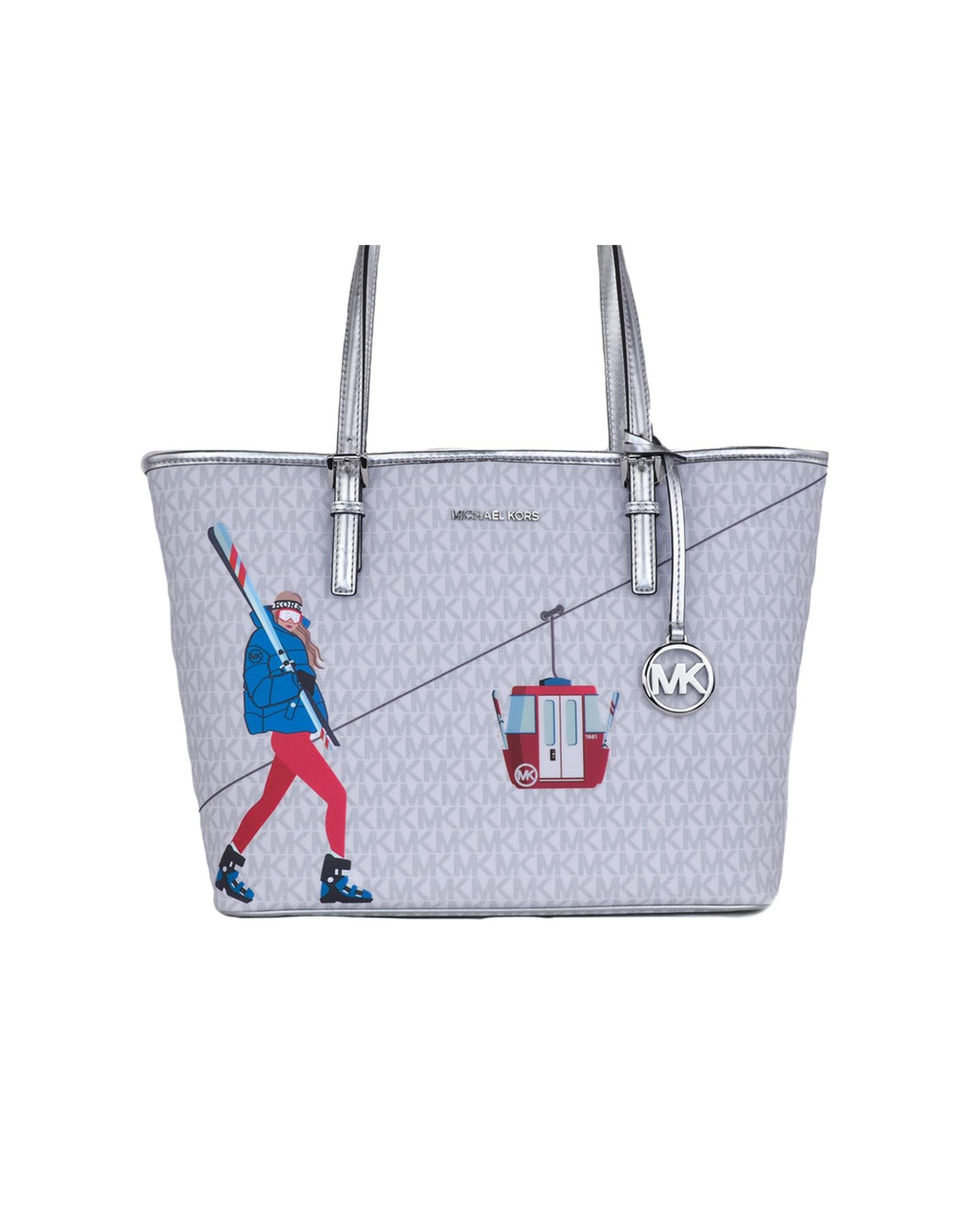 Michael Kors Jet Set Girls Print Medium Carryall Shoulder Tote Bag One Size Women Main image