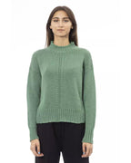 Alpha Studio Women's Green Wool Sweater - 42 IT