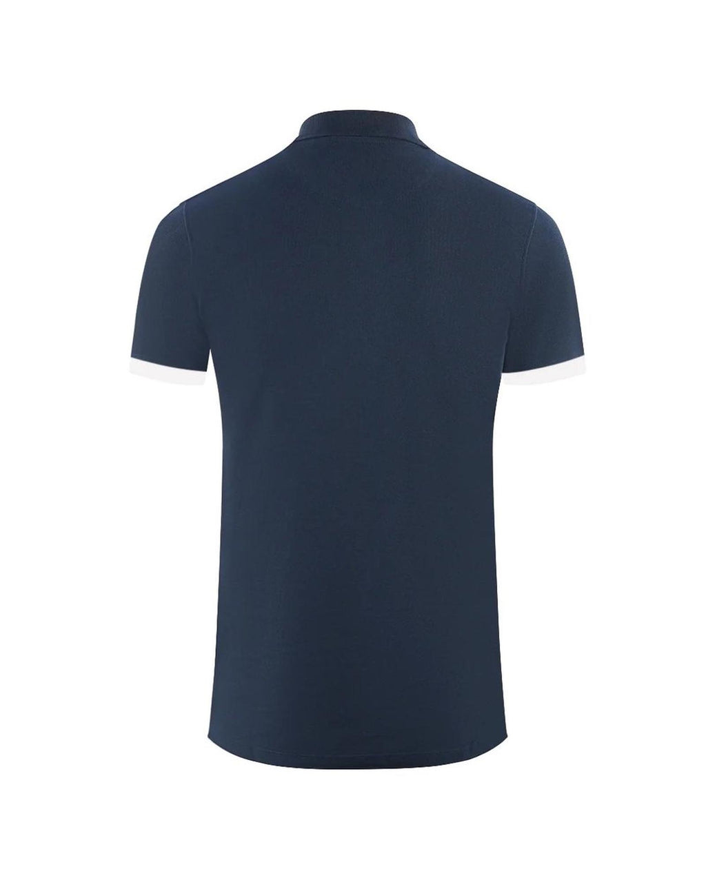 Aquascutum Men's Blue Cotton Polo Shirt - XL