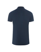 Aquascutum Men's Blue Cotton Polo Shirt - XL