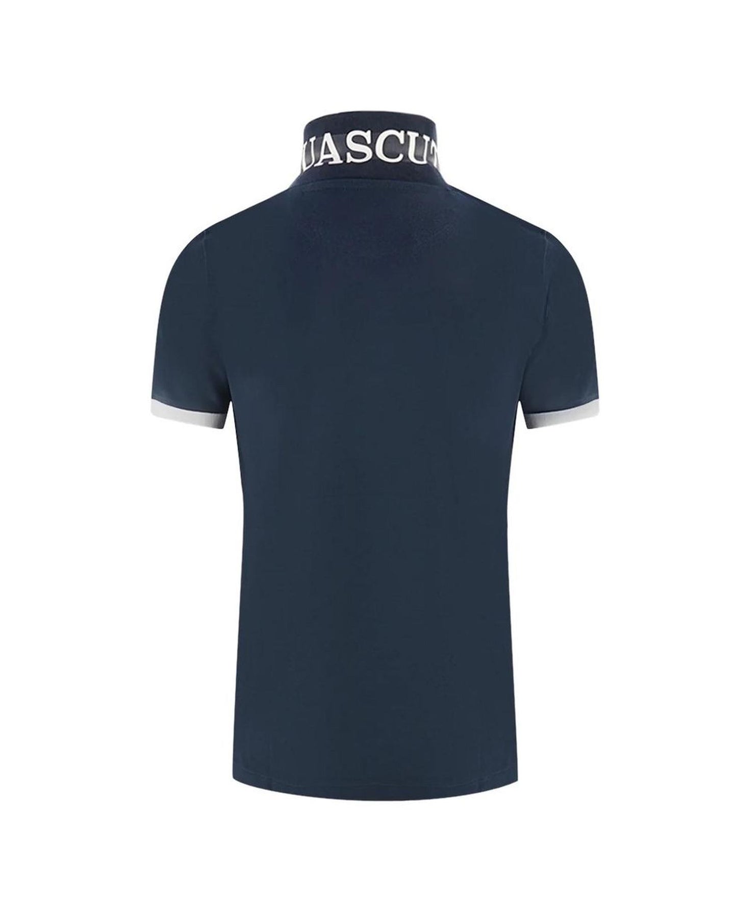 Aquascutum Men's Blue Cotton Polo Shirt - XL