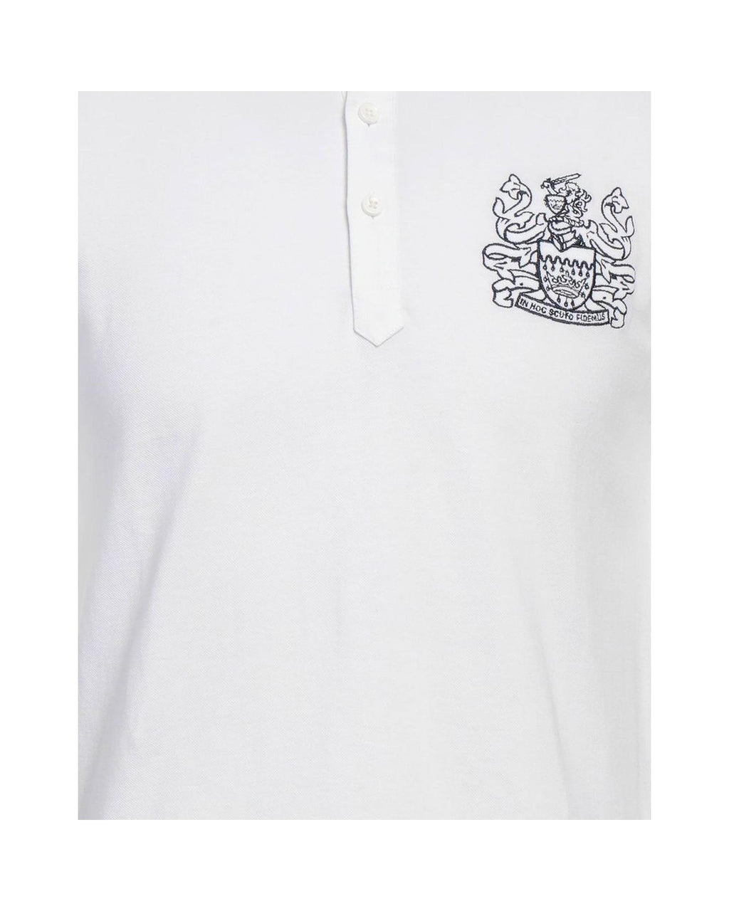 Aquascutum Men's White Cotton Polo Shirt - M