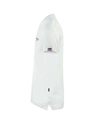 Aquascutum Men's White Cotton Polo Shirt - L