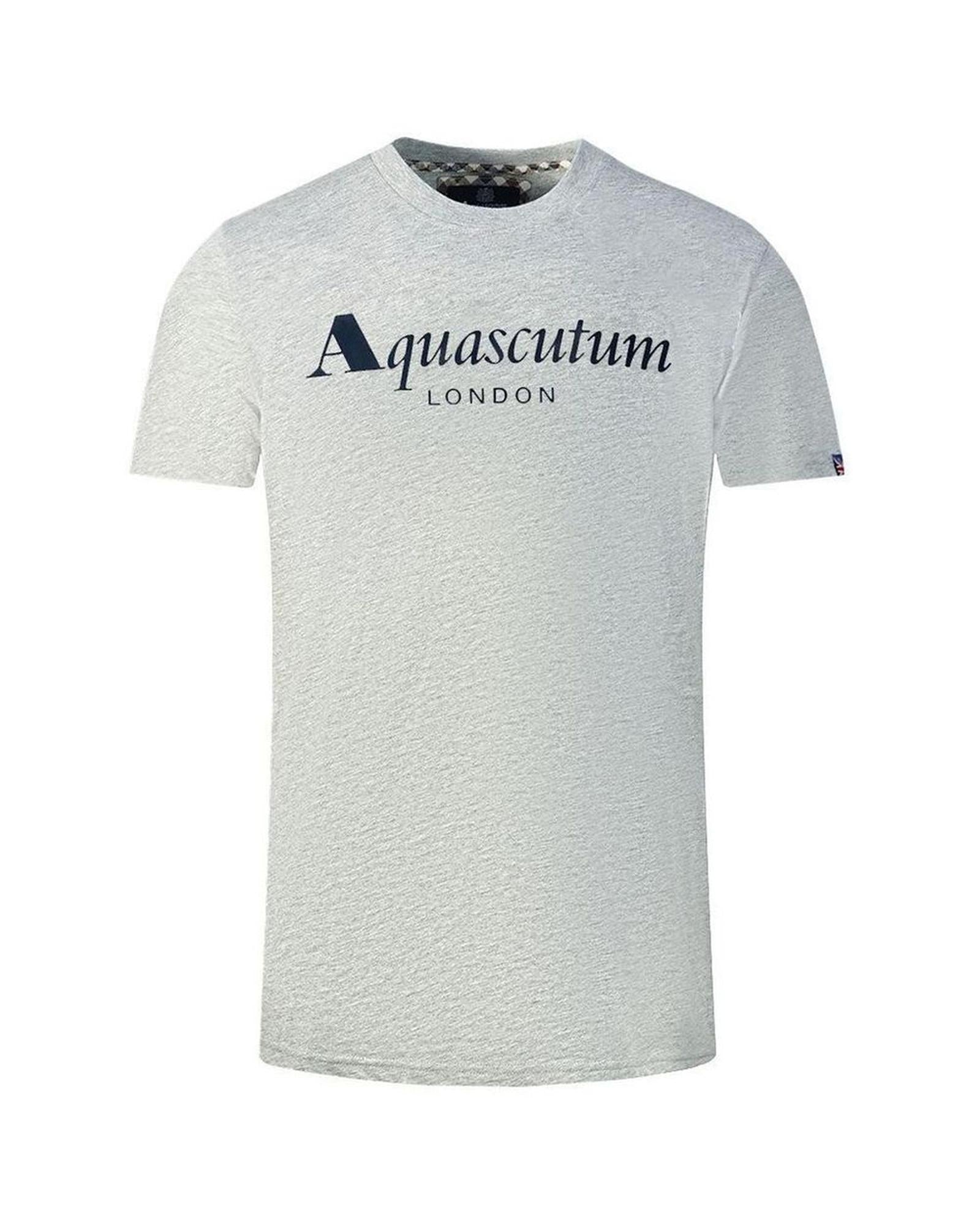 Aquascutum Men's Gray Cotton T-Shirt - L Main image
