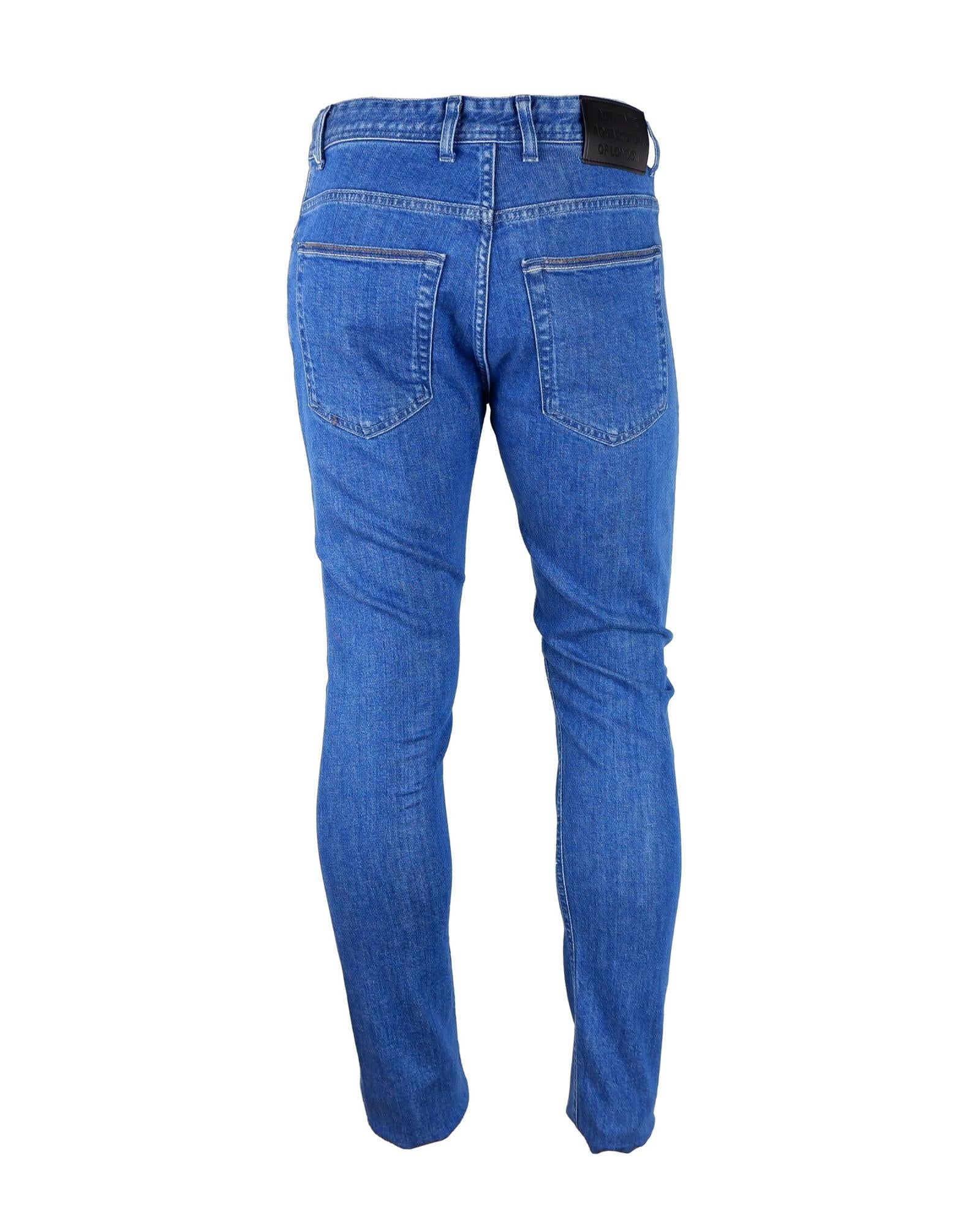 Aquascutum Cotton Denim Jeans with 5-Pocket Design W32 US Men Secondary image