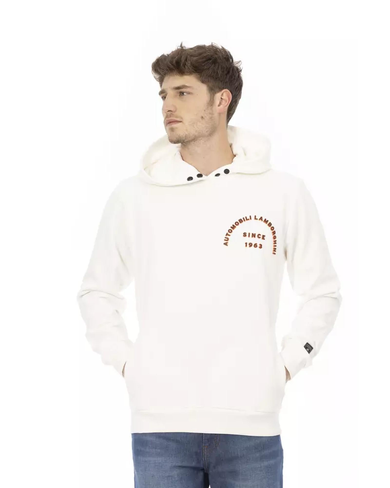 Hoodie with Pockets and Front Print S Men Main image