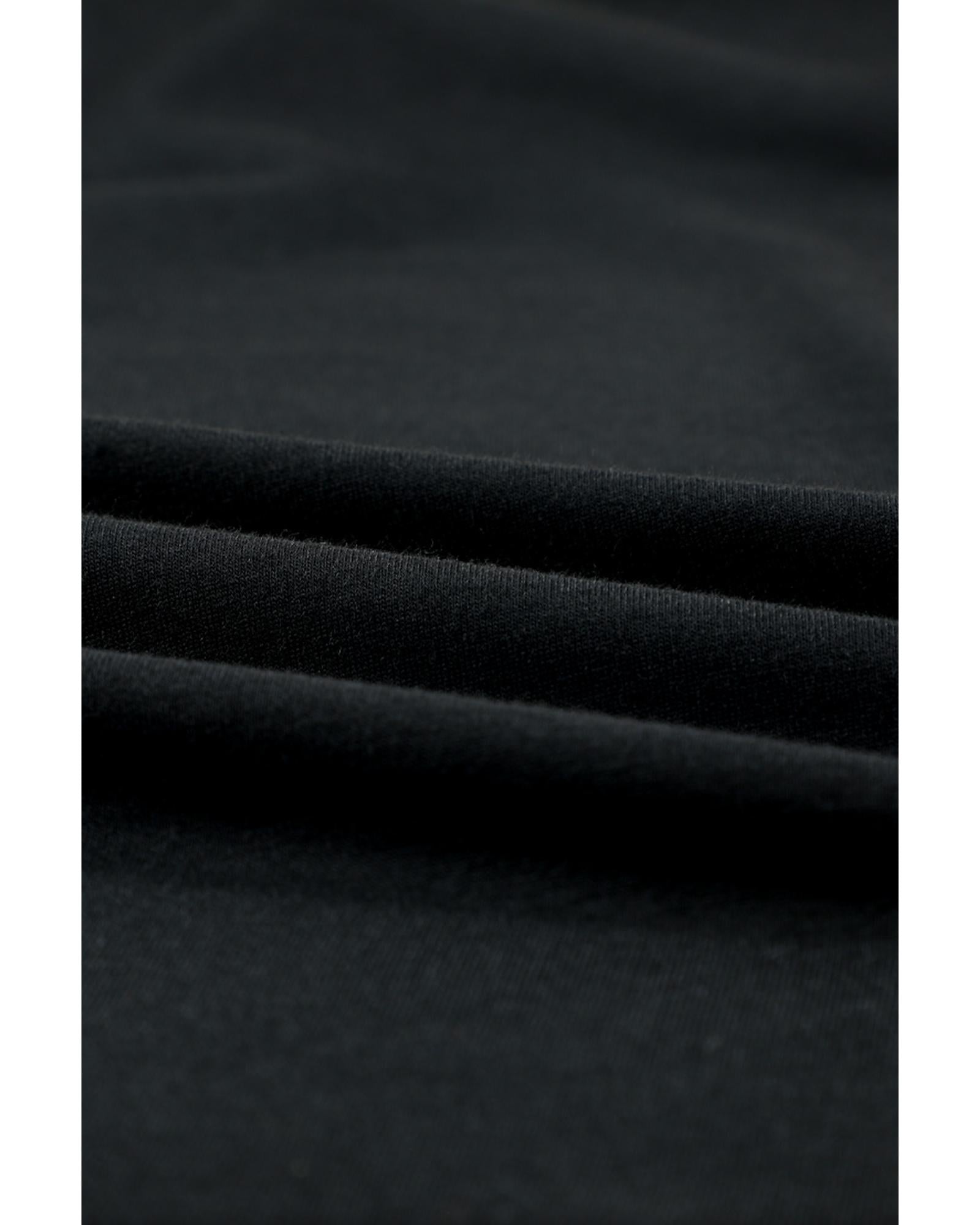 Azura Exchange High Neck Striped Sweatshirt - S Secondary image