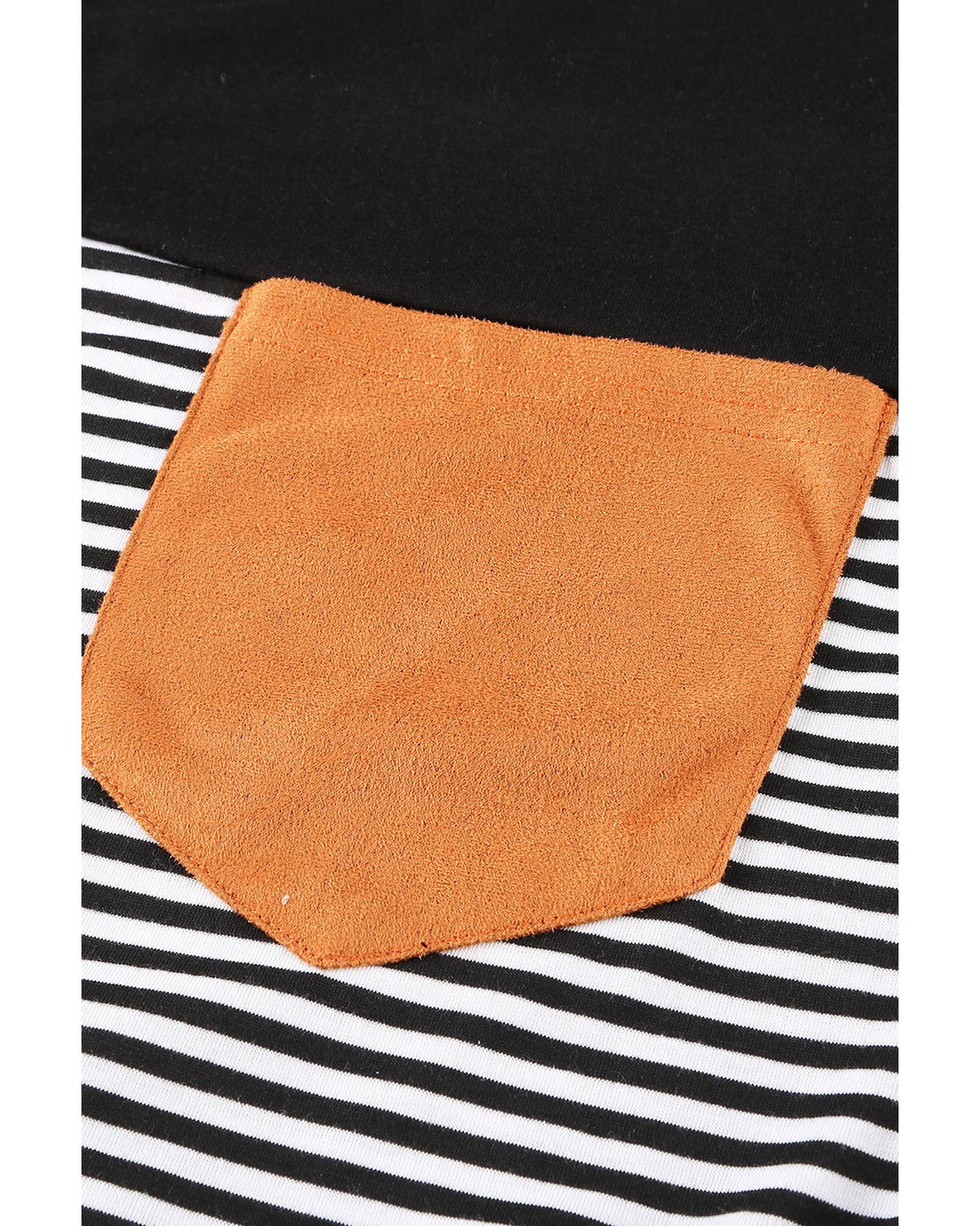 Azura Exchange Pinstripe Patch Pocket Top - 2XL