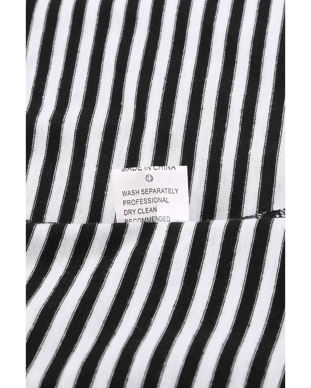 Azura Exchange Pinstripe Patch Pocket Top - L