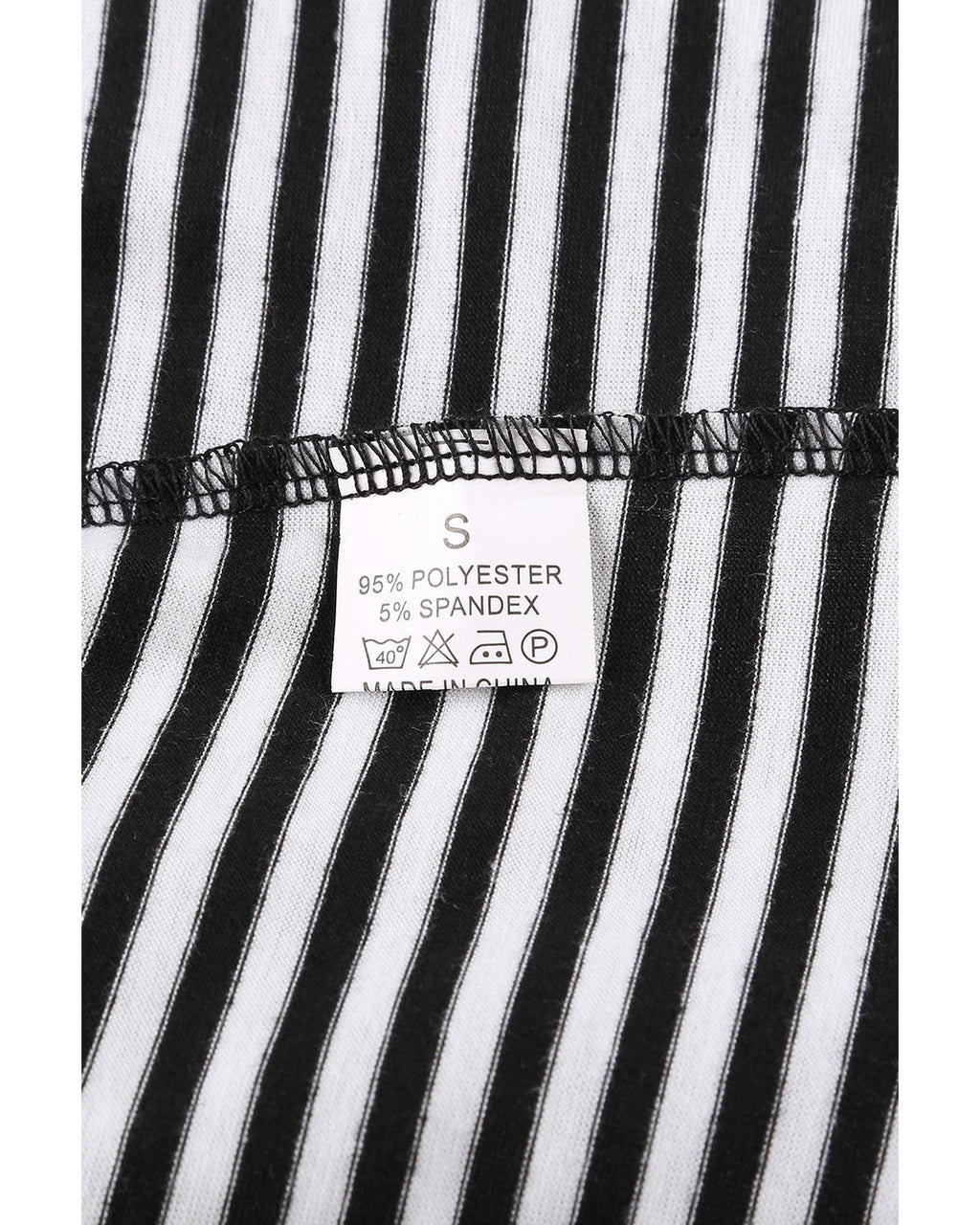 Azura Exchange Pinstripe Patch Pocket Top - L