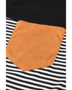 Azura Exchange Pinstripe Patch Pocket Top - L