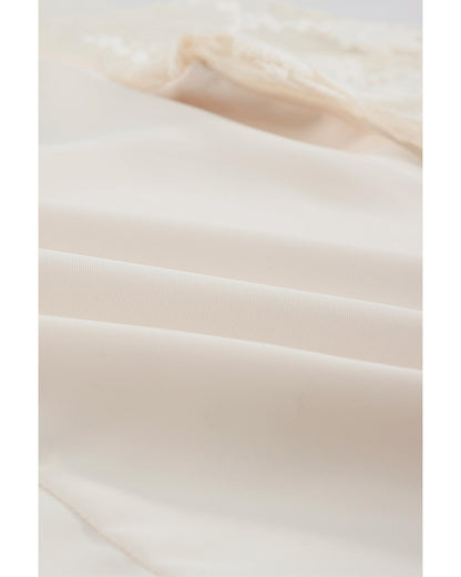 Azura Exchange Lace Sleeve Patchwork Top - XL