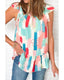 Azura Exchange Ruffled Mock Neck Top - S