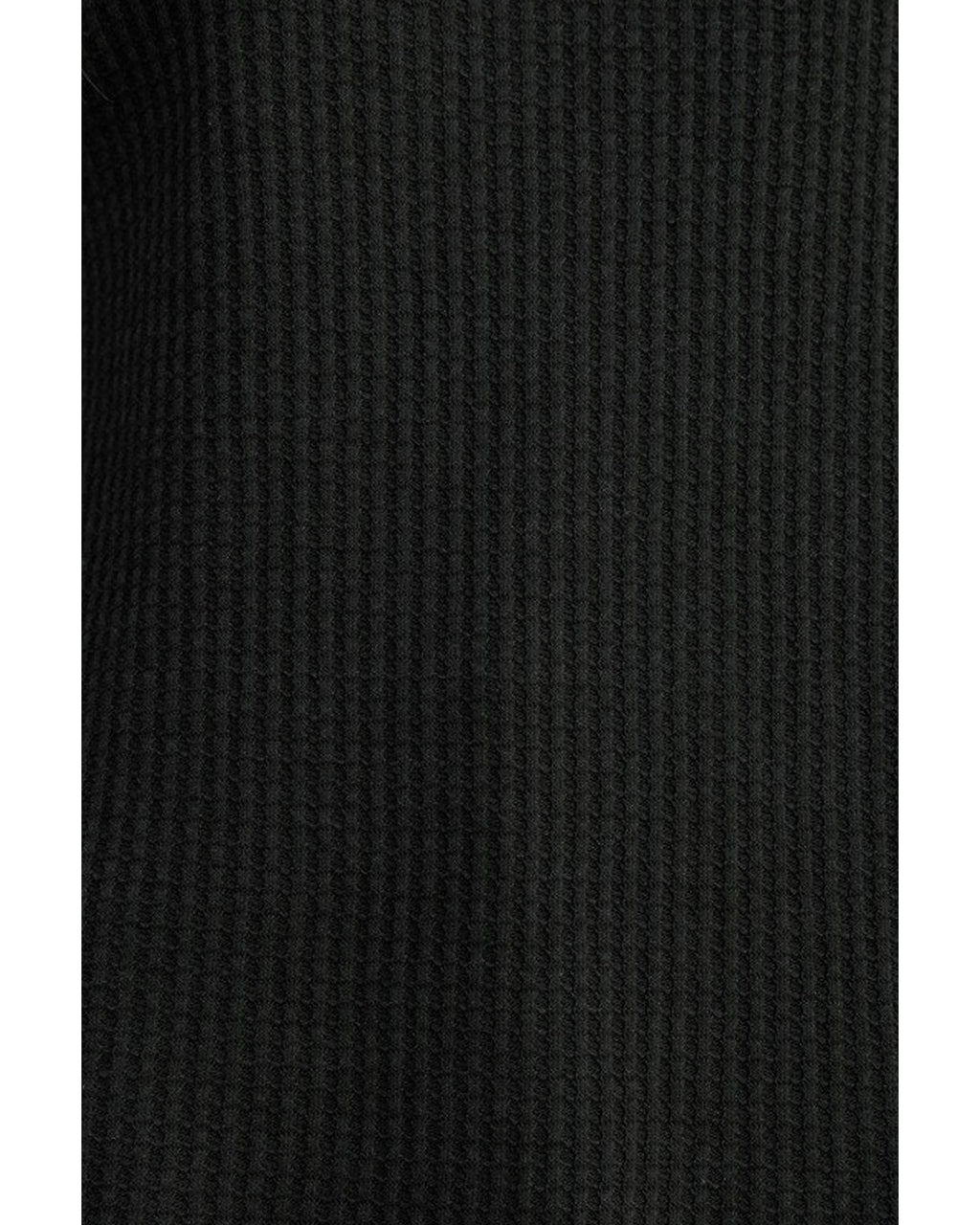 Azura Exchange Ribbed Trim Waffle Knit Top - XL
