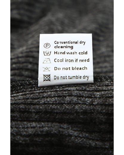 Azura Exchange Leopard Contrast Trim Knit Top - M