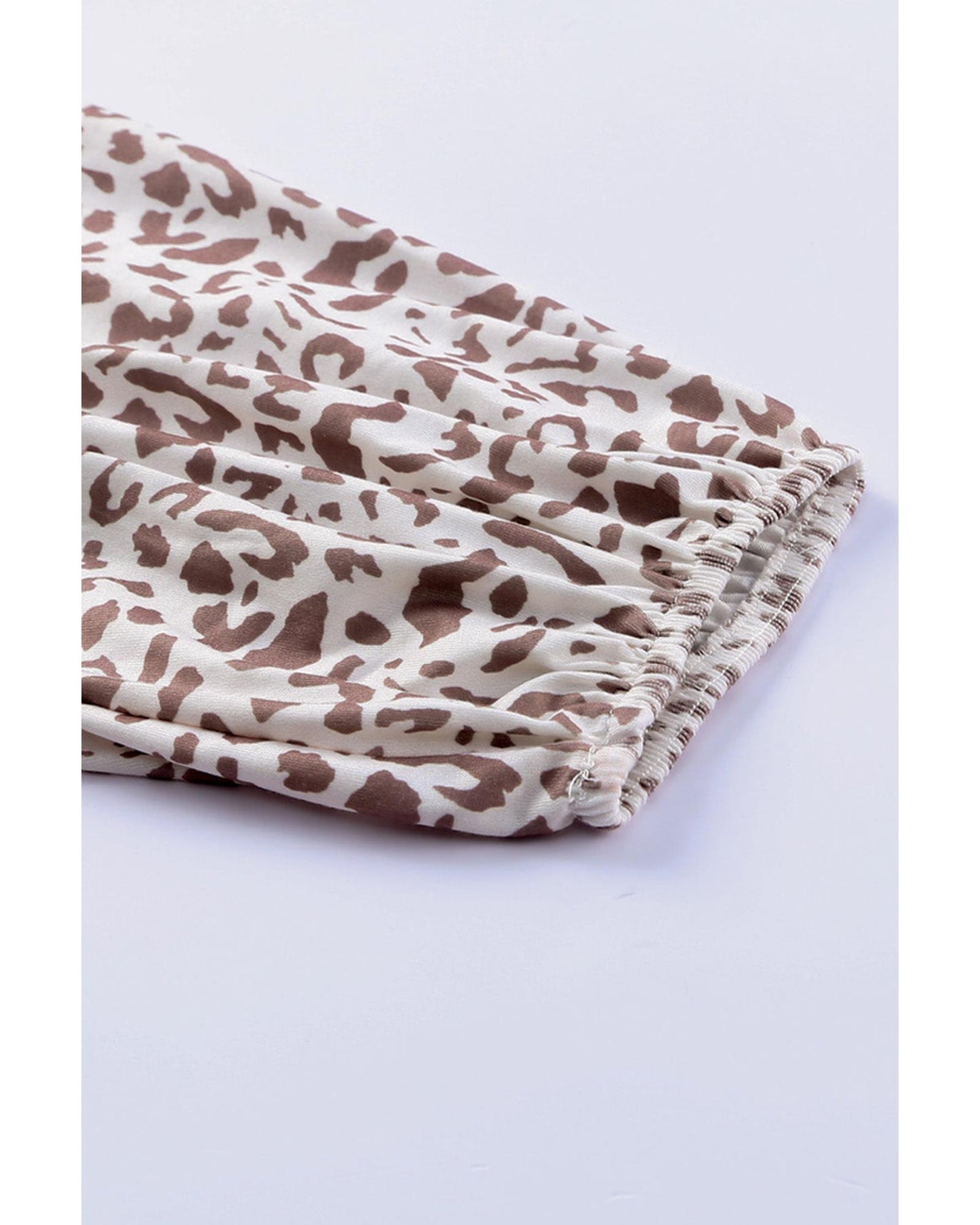 Azura Exchange Leopard Colorblock Top - S