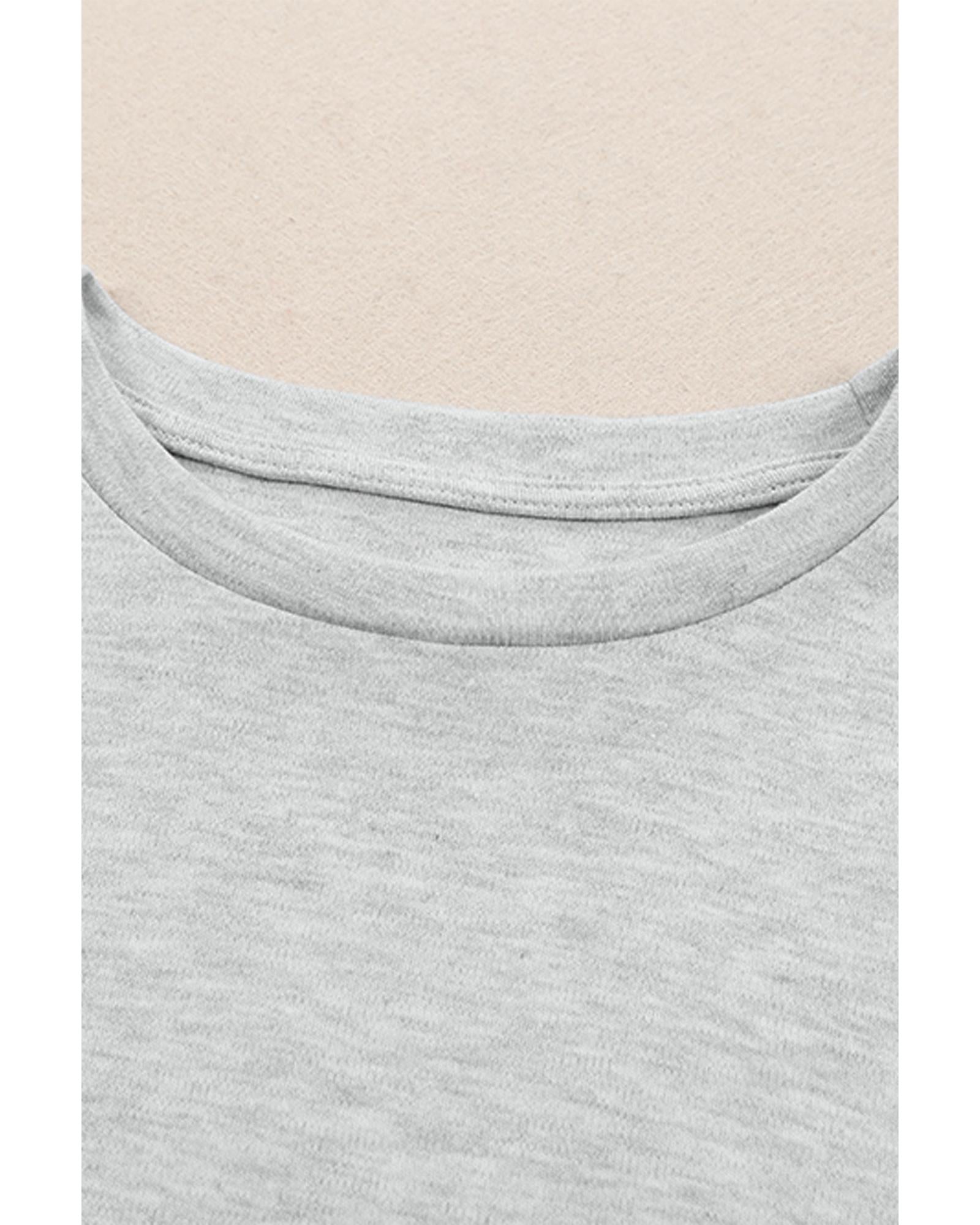 Azura Exchange Long Sleeve Crew Neck Top - S