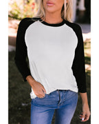 Azura Exchange Raglan Sleeve Pullover Top - S